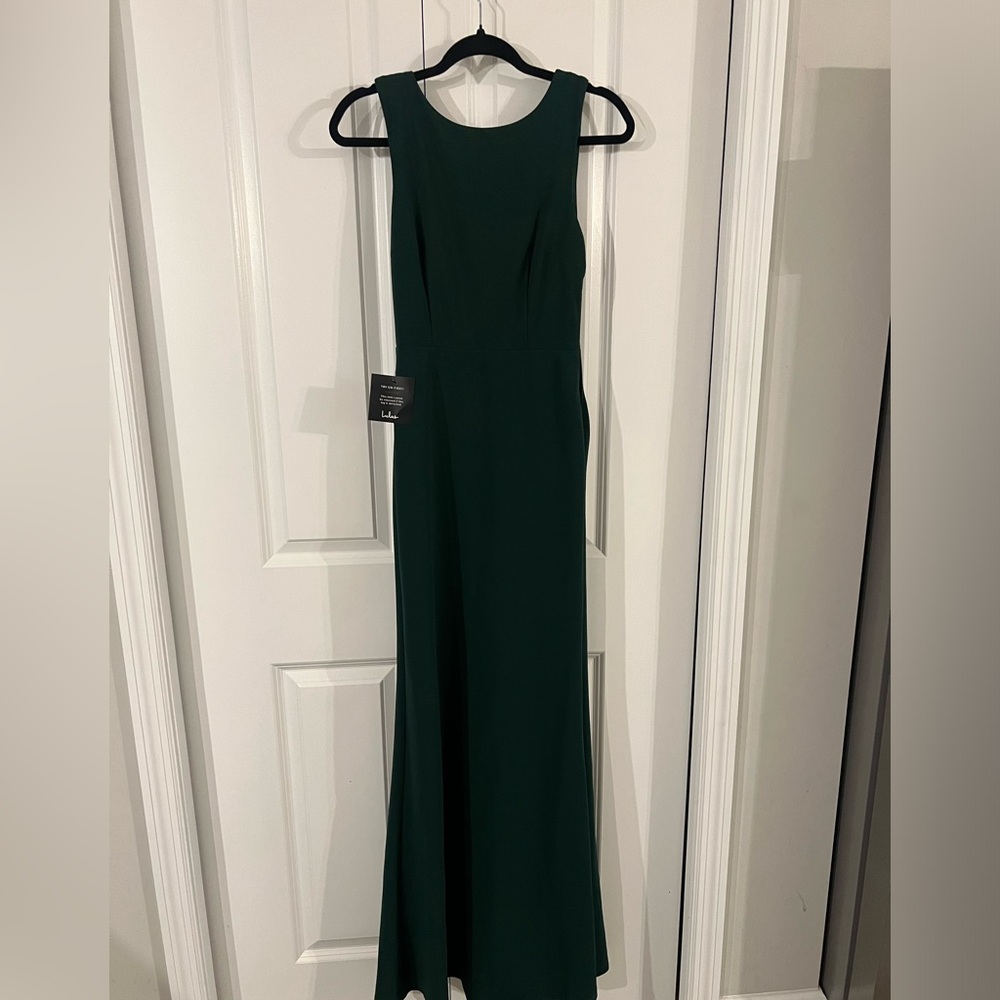 Lulus Elegant Green Backless Dress - Picture 3 of 5